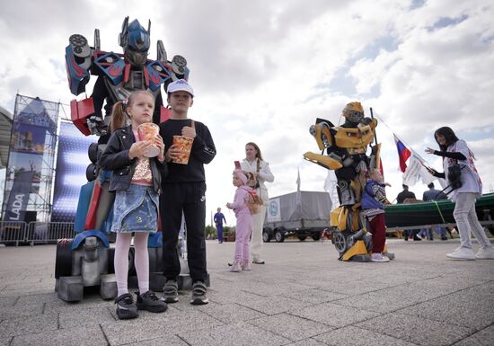 Russia DPR Mariupol City Day
