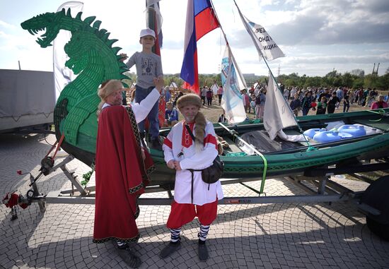 Russia DPR Mariupol City Day