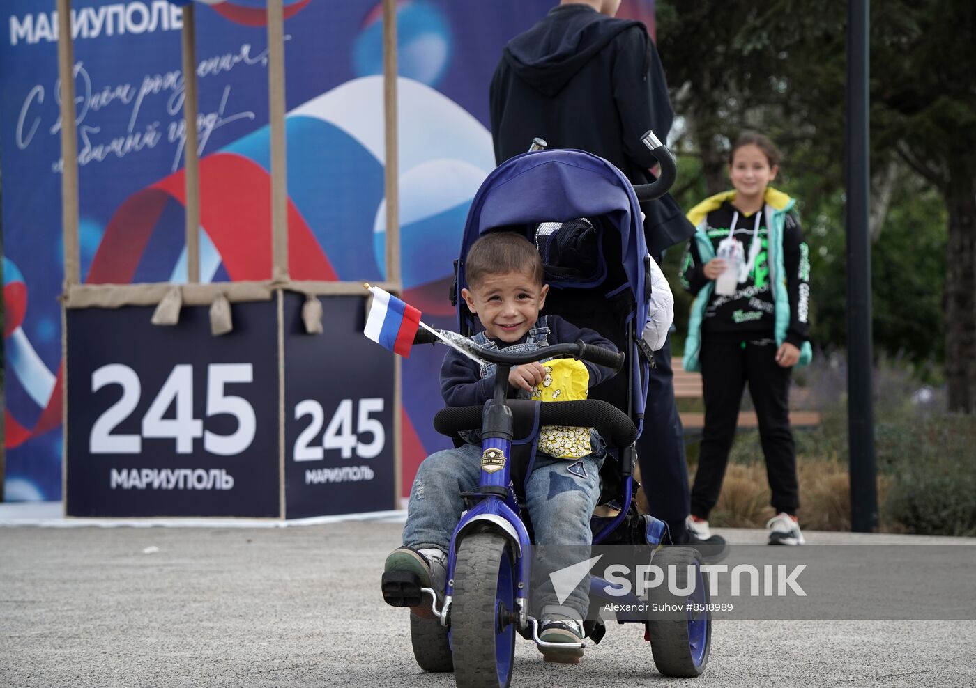 Russia DPR Mariupol City Day