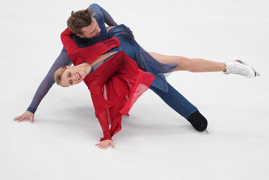 Russia Figure Skating Test Skates Ice Dance