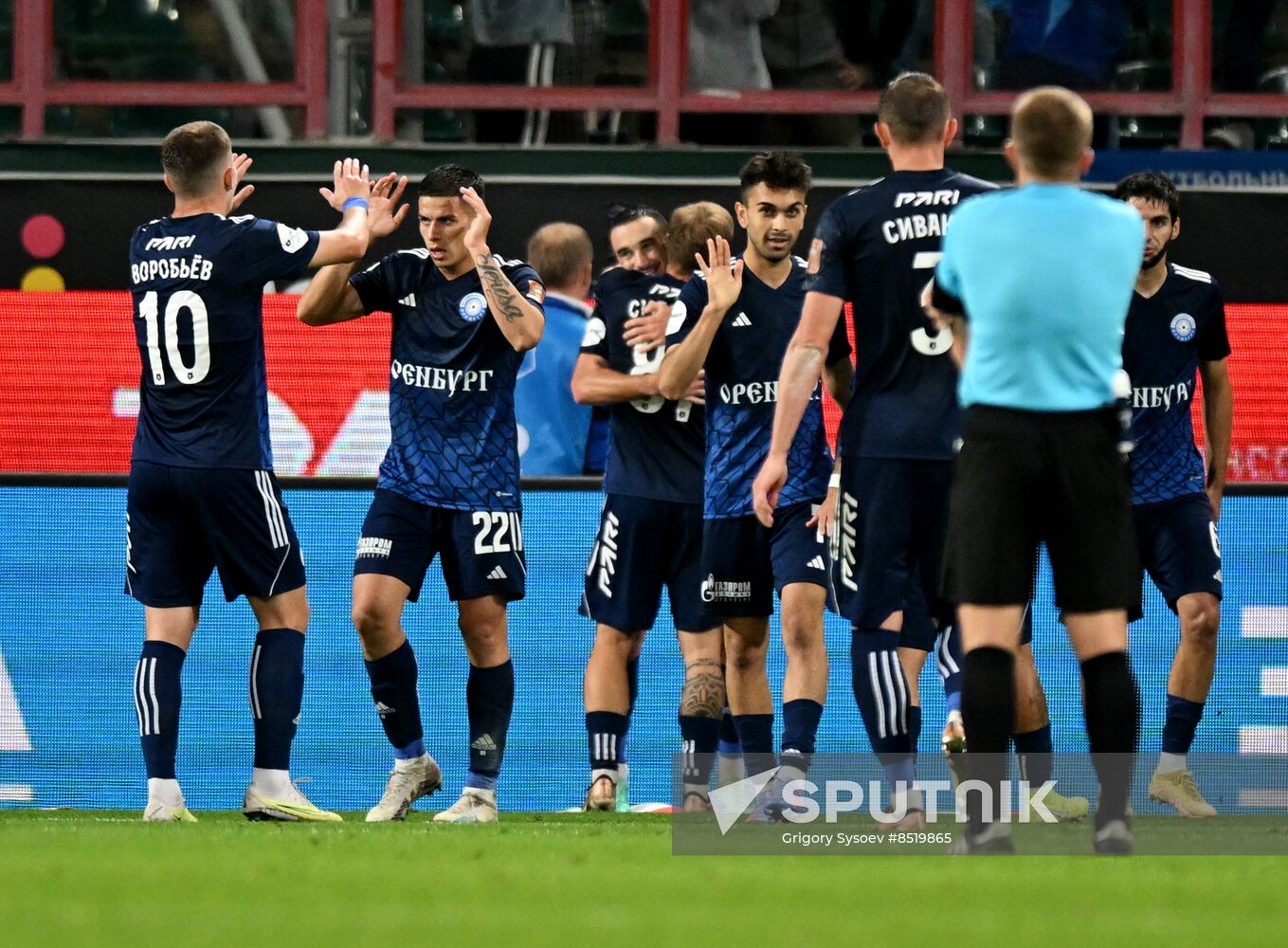 Russia Soccer Premier-League Lokomotiv - Orenburg