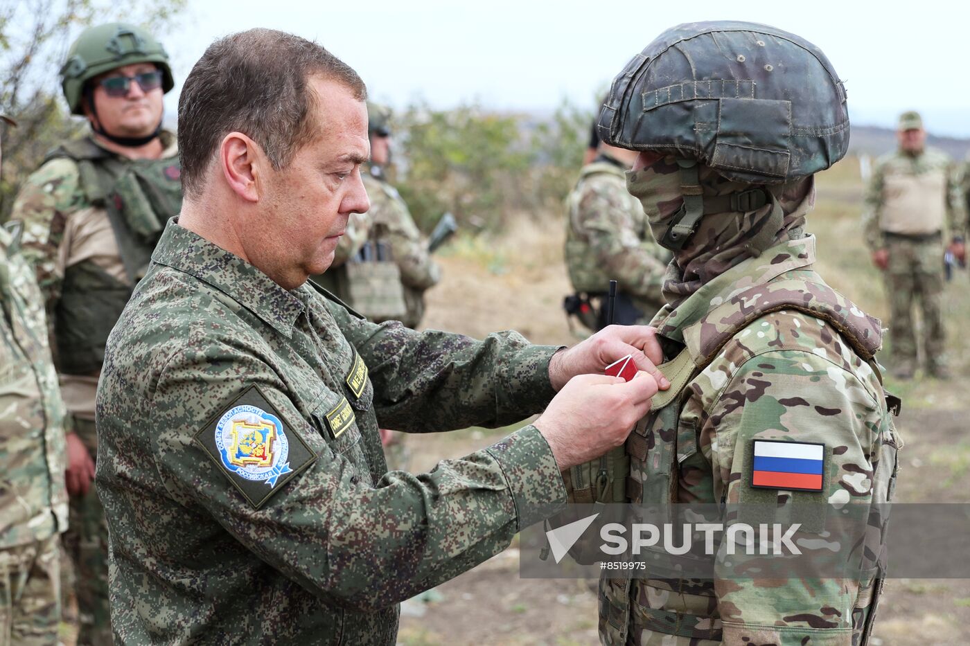 Russia Medvedev Contract Servicemen Training Range