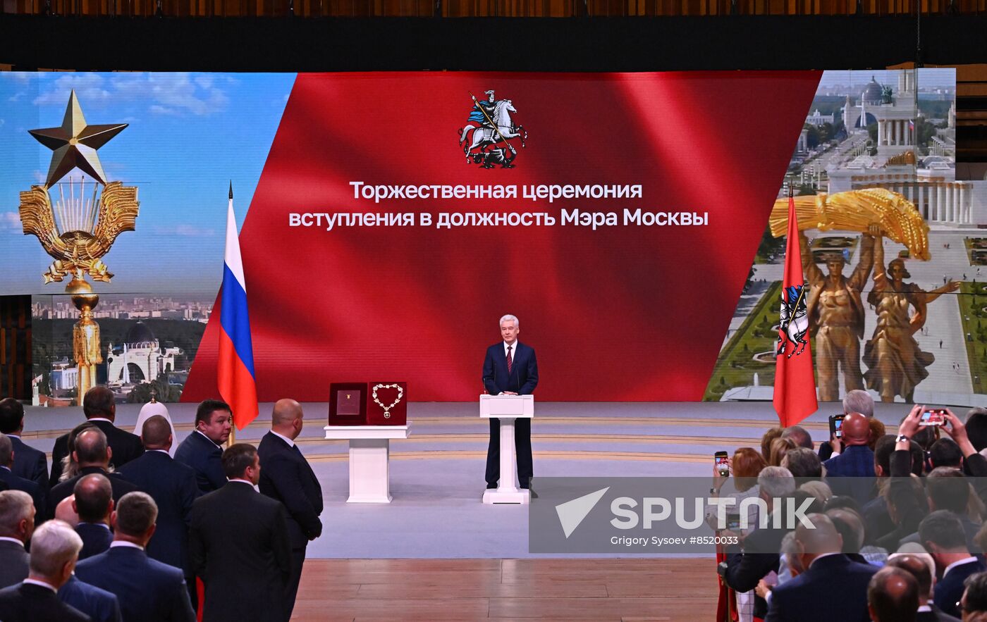 Russia Moscow Mayor Inauguration