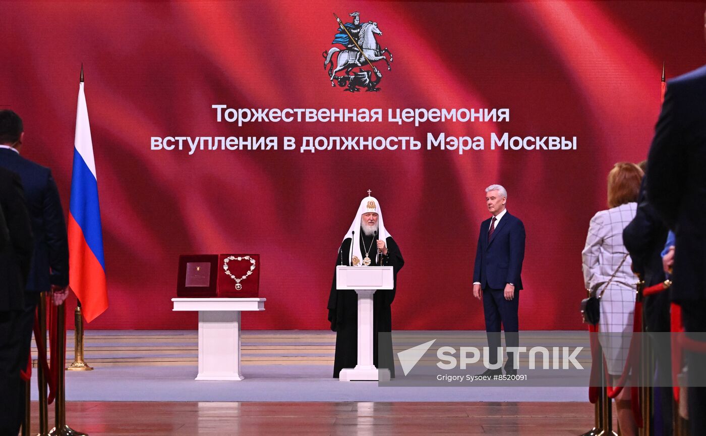 Russia Moscow Mayor Inauguration