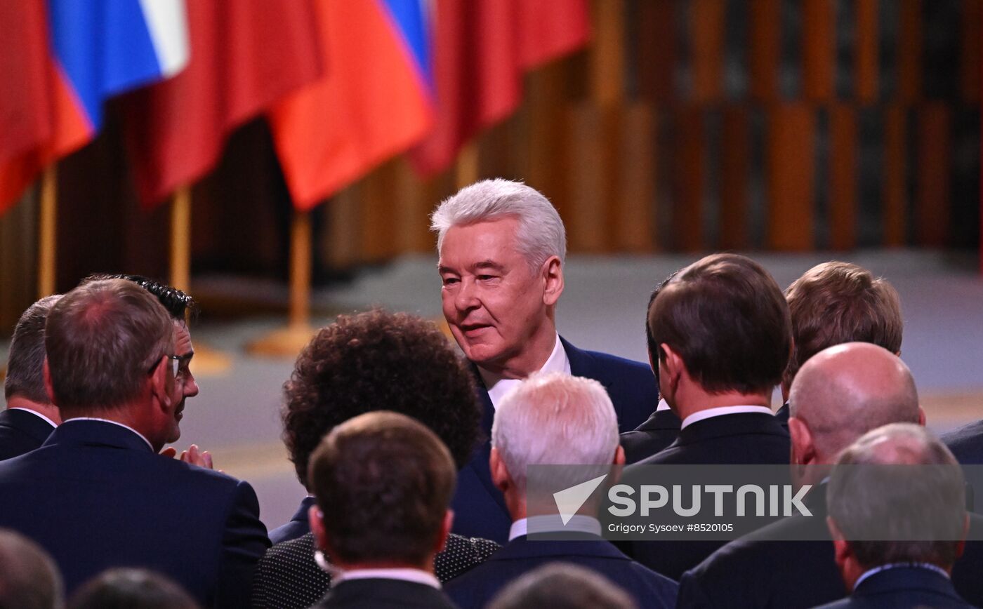 Russia Moscow Mayor Inauguration