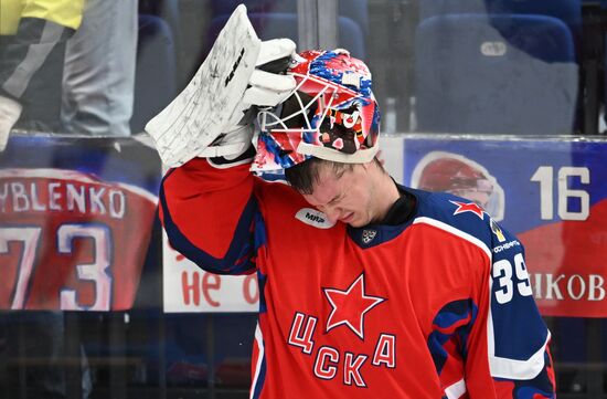 Russia Ice Hockey Kontinental League CSKA - Lokomotiv