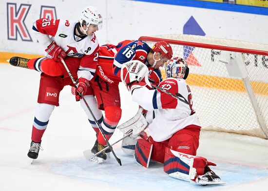 Russia Ice Hockey Kontinental League CSKA - Lokomotiv