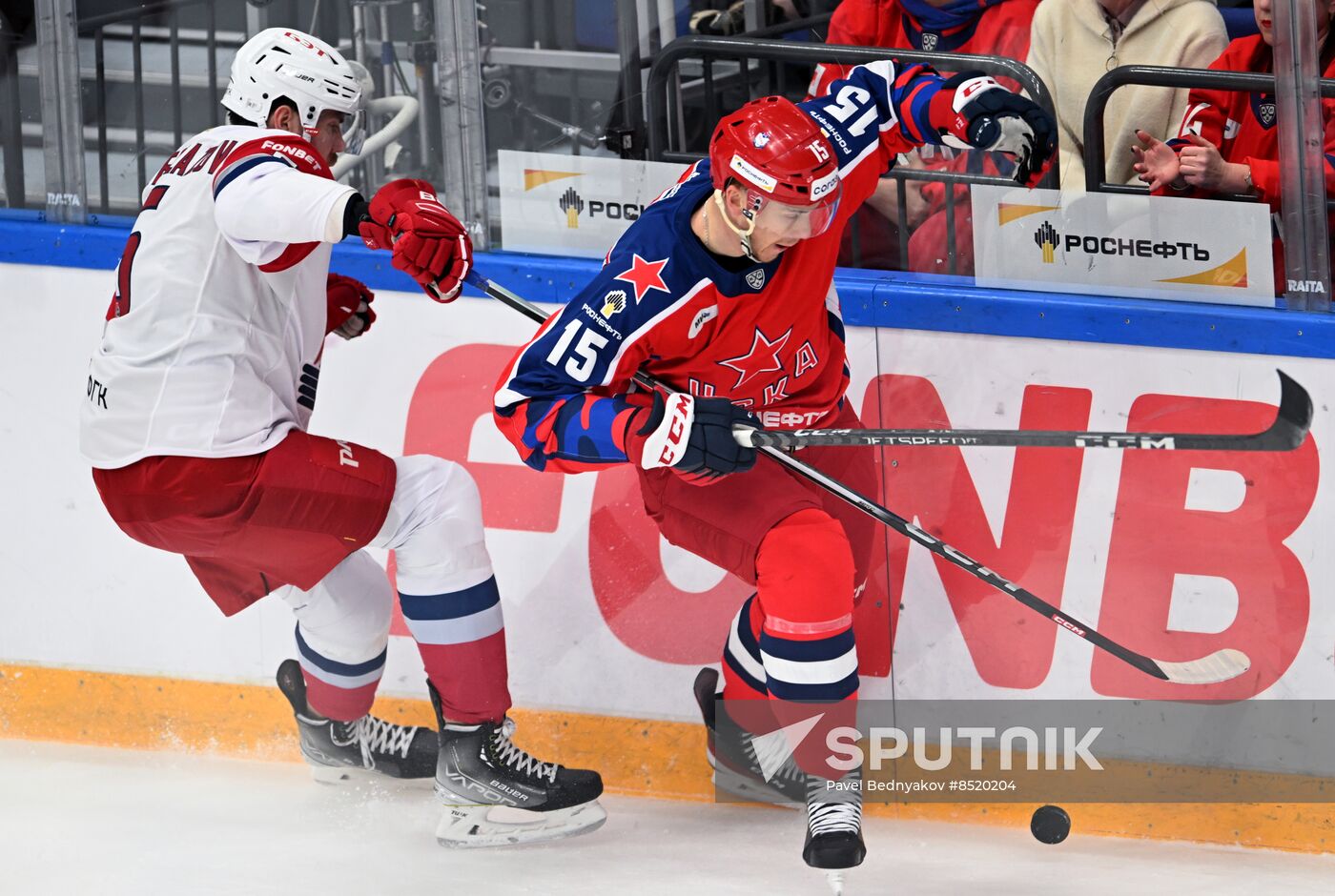 Russia Ice Hockey Kontinental League CSKA - Lokomotiv