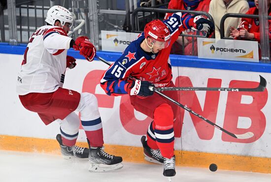 Russia Ice Hockey Kontinental League CSKA - Lokomotiv