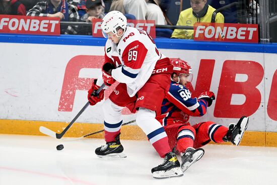 Russia Ice Hockey Kontinental League CSKA - Lokomotiv