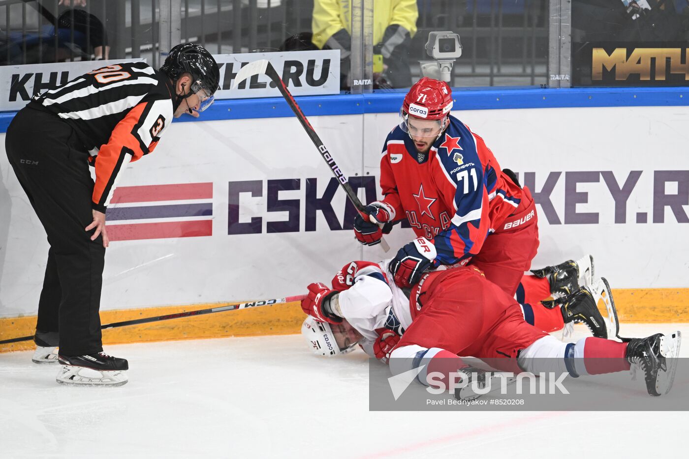 Russia Ice Hockey Kontinental League CSKA - Lokomotiv