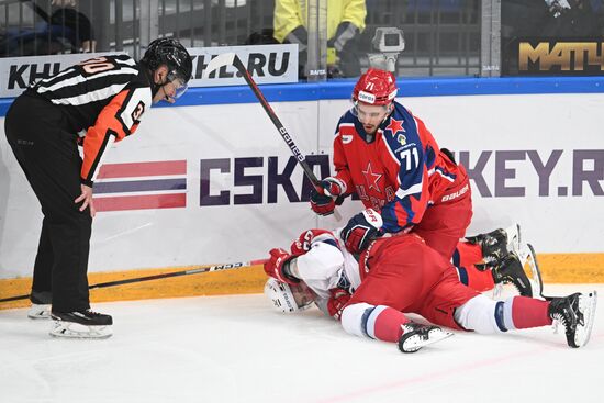 Russia Ice Hockey Kontinental League CSKA - Lokomotiv