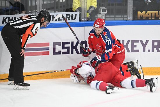 Russia Ice Hockey Kontinental League CSKA - Lokomotiv