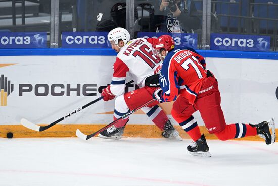 Russia Ice Hockey Kontinental League CSKA - Lokomotiv