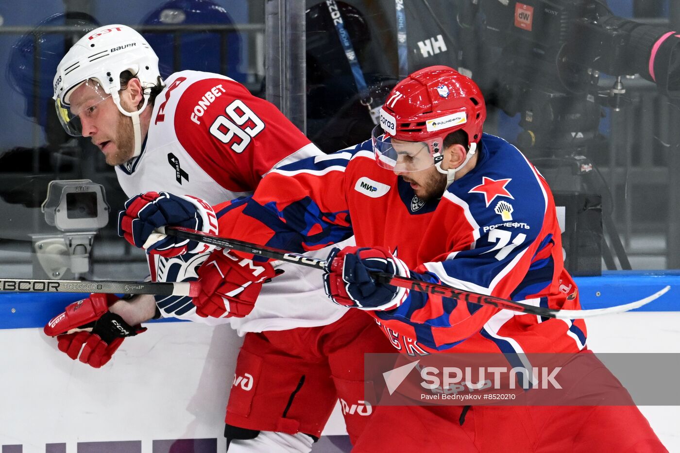 Russia Ice Hockey Kontinental League CSKA - Lokomotiv