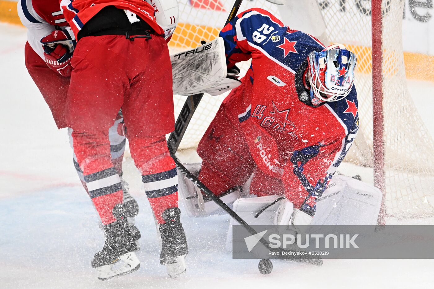 Russia Ice Hockey Kontinental League CSKA - Lokomotiv