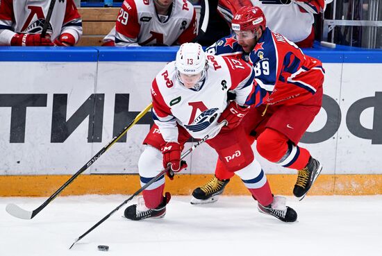 Russia Ice Hockey Kontinental League CSKA - Lokomotiv