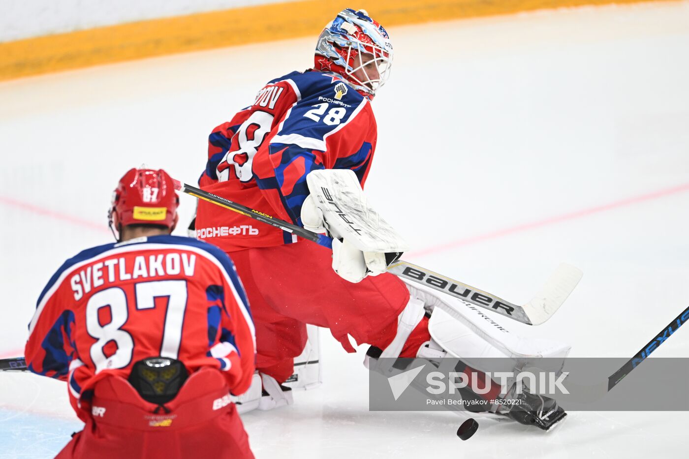Russia Ice Hockey Kontinental League CSKA - Lokomotiv
