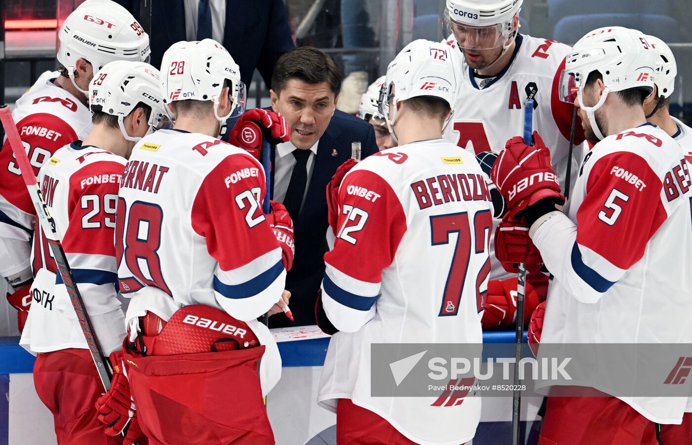 Russia Ice Hockey Kontinental League CSKA - Lokomotiv