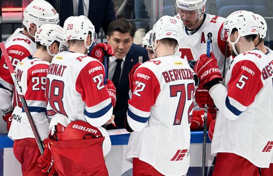 Russia Ice Hockey Kontinental League CSKA - Lokomotiv