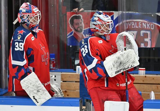 Russia Ice Hockey Kontinental League CSKA - Lokomotiv