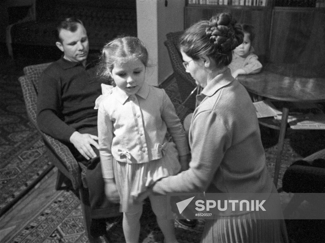 Yuri Gagarin and family