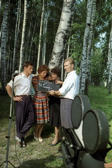 USSR pilot cosmonaut Valentina Tereshkova in Yaroslavl