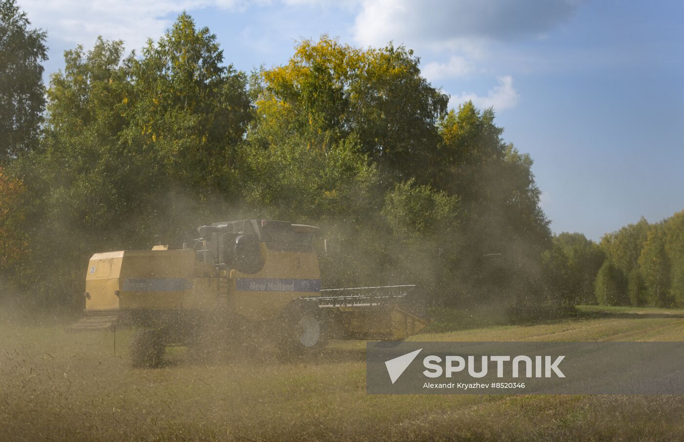 Russia Agriculture Harvesting