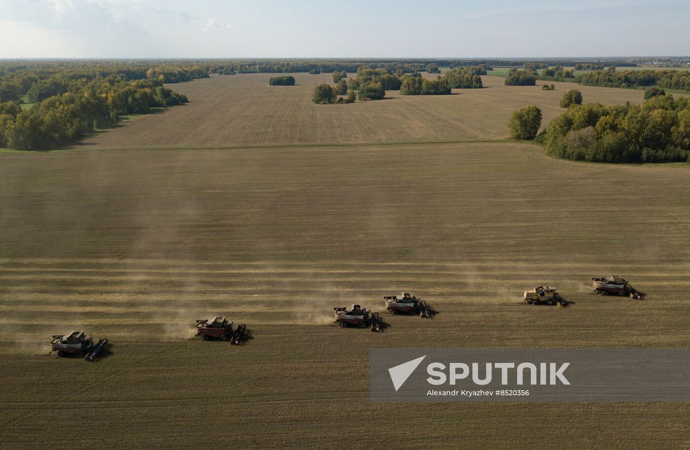 Russia Agriculture Harvesting