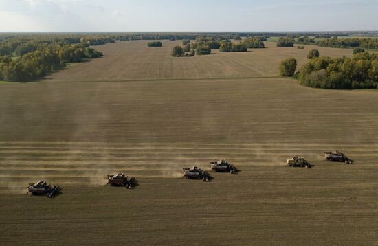 Russia Agriculture Harvesting