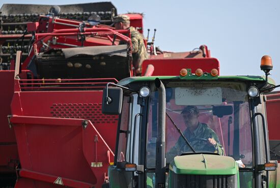 Russia Agriculture Harvesting