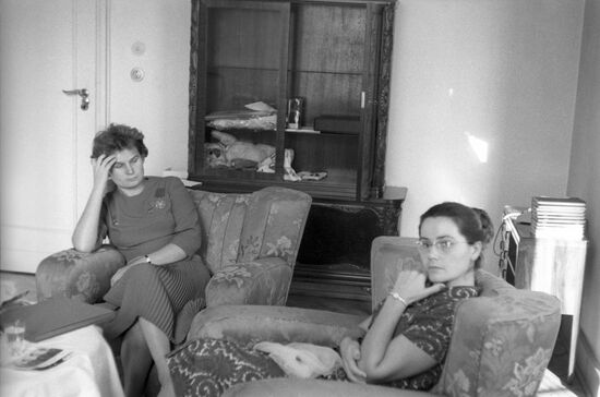 Valentina Tereshkova and Valentina Gagarina
