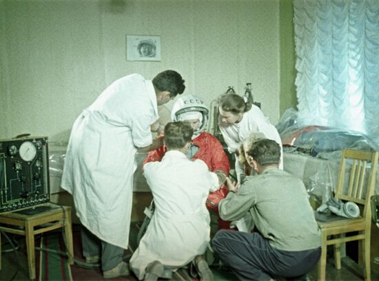 Valentina Tereshkova before launch
