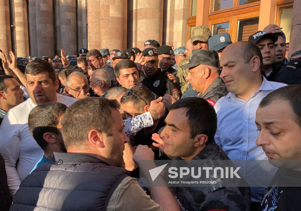 Armenia Azerbaijan Tensions Protests