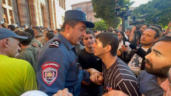 Armenia Azerbaijan Tensions Protests