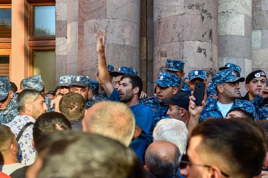 Armenia Azerbaijan Tensions Protests