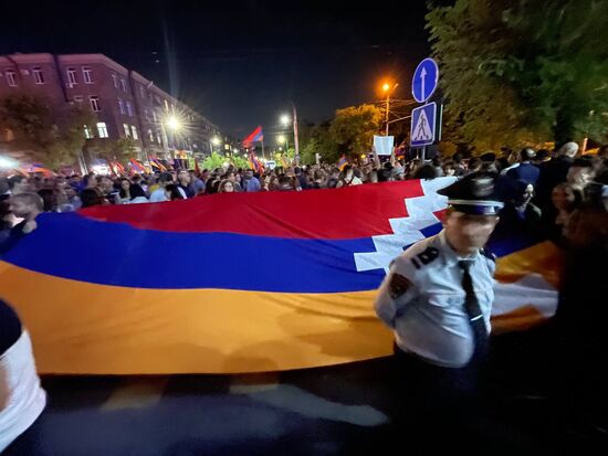 Armenia Azerbaijan Tensions Protests