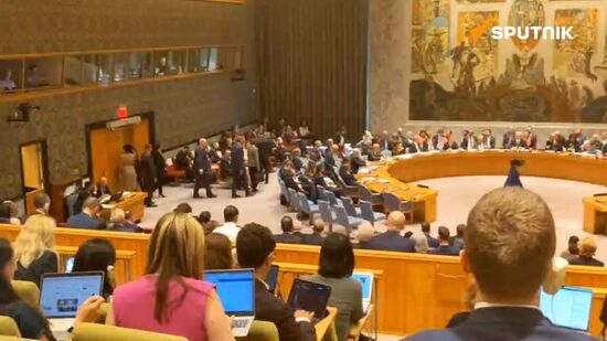 Sergey Lavrov arrives to a UN Security Council meeting on Ukraine