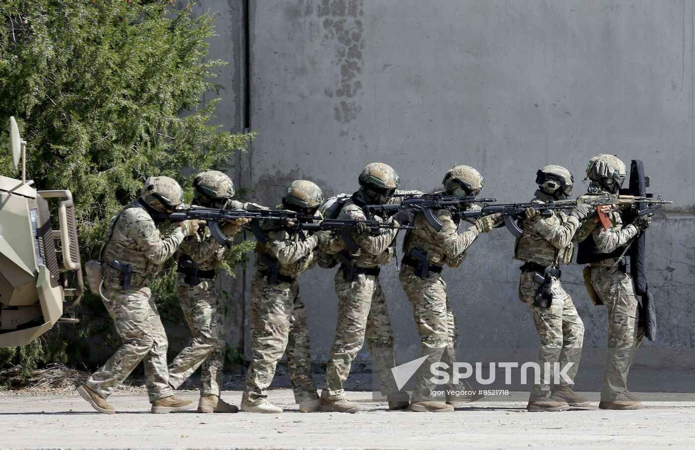 Kyrgyzstan CIS and SCO Counter-terrorism Exercise