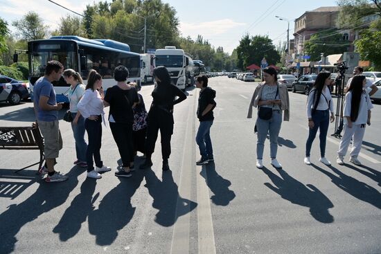 Armenia Azerbaijan Tensions Protests