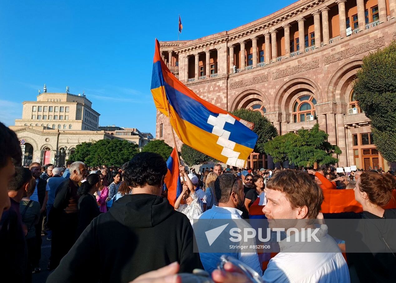 Armenia Azerbaijan Tensions Protests