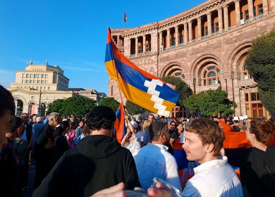 Armenia Azerbaijan Tensions Protests