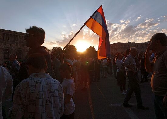 Armenia Azerbaijan Tensions Protests