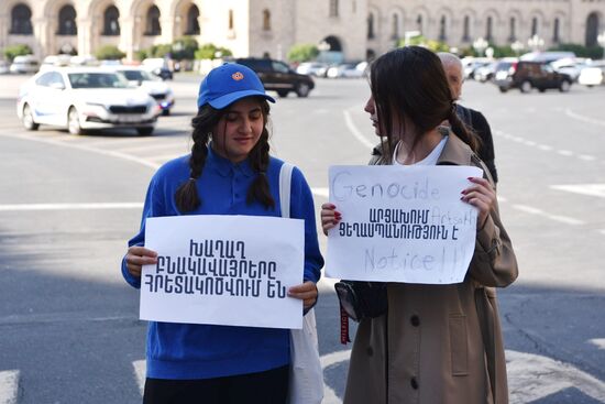 Armenia Azerbaijan Tensions Protests