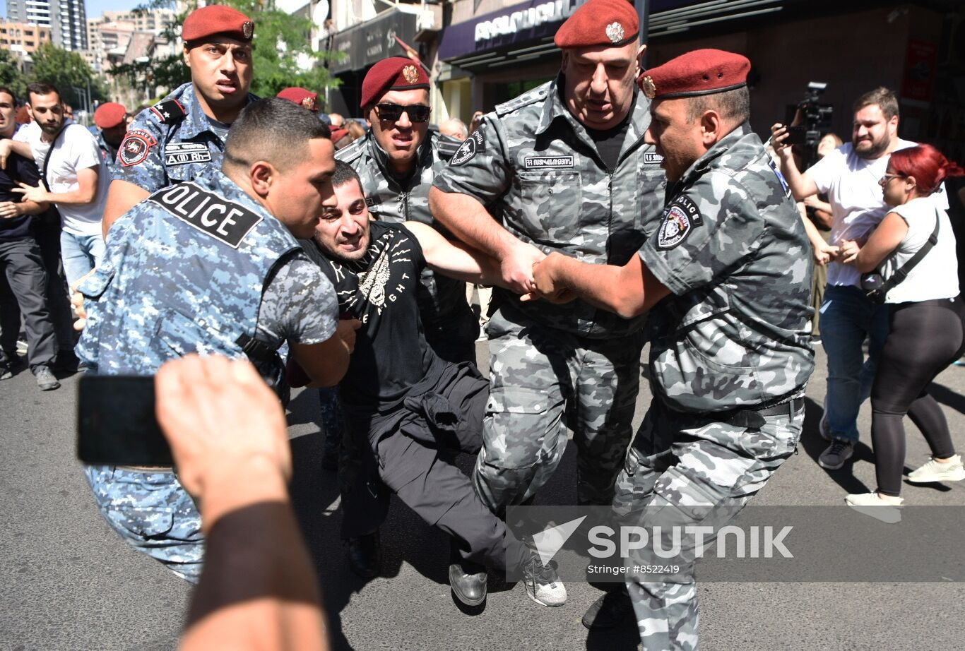 Armenia Azerbaijan Tensions Protests