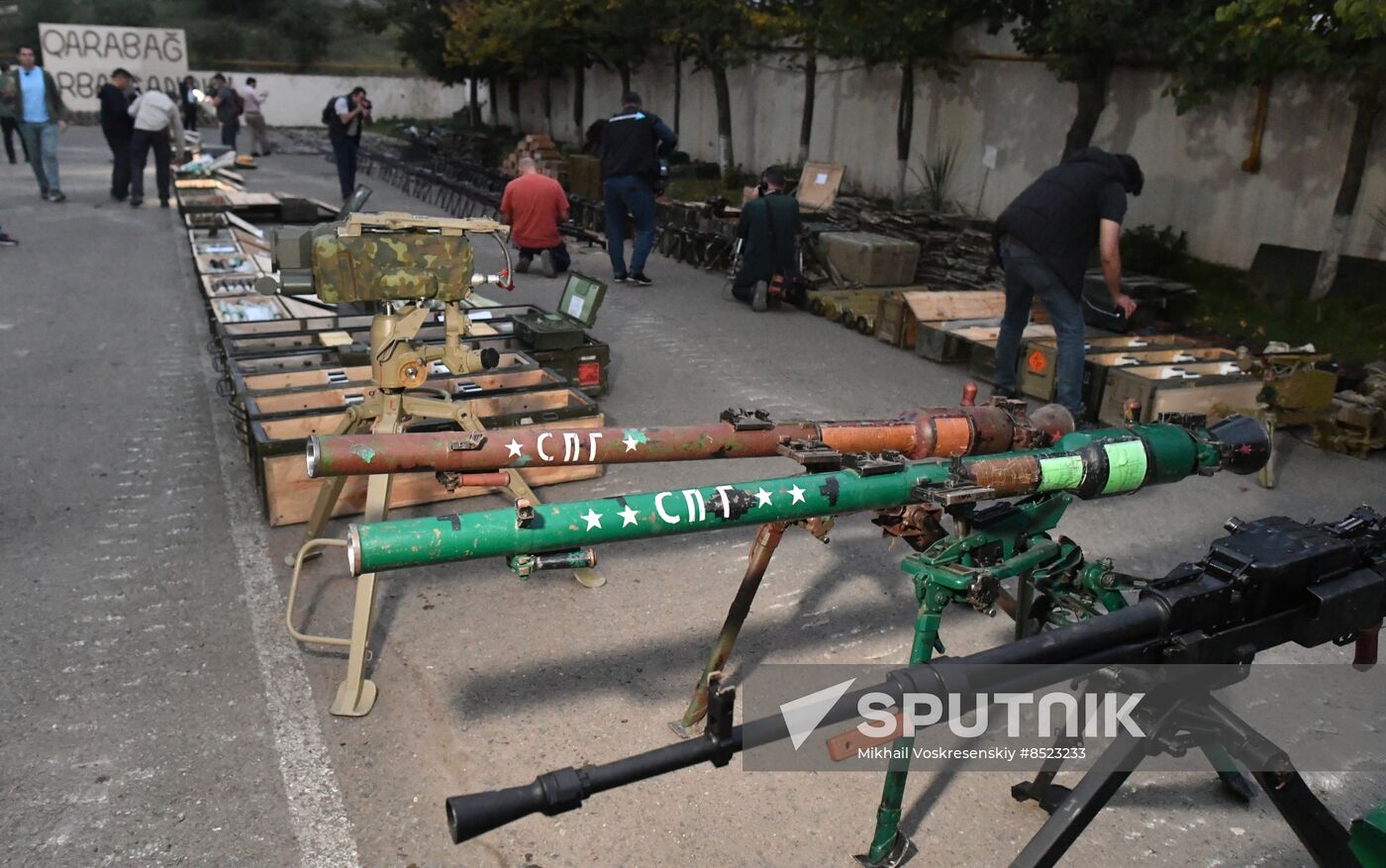 Azerbaijan Armenia Tensions Seized Weapons