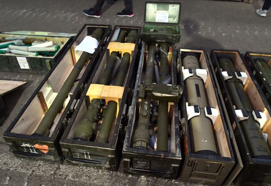 Azerbaijan Armenia Tensions Seized Weapons