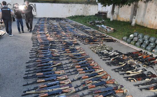 Azerbaijan Armenia Tensions Seized Weapons