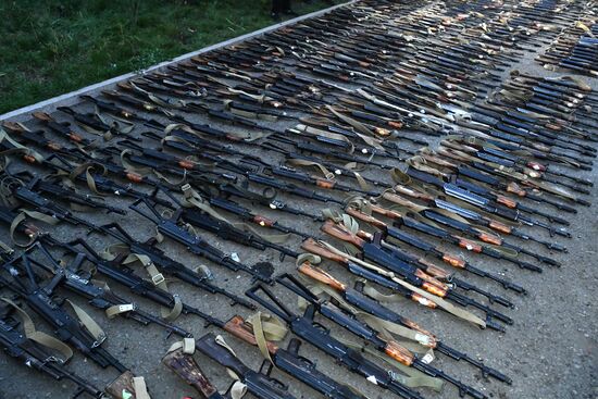 Azerbaijan Armenia Tensions Seized Weapons