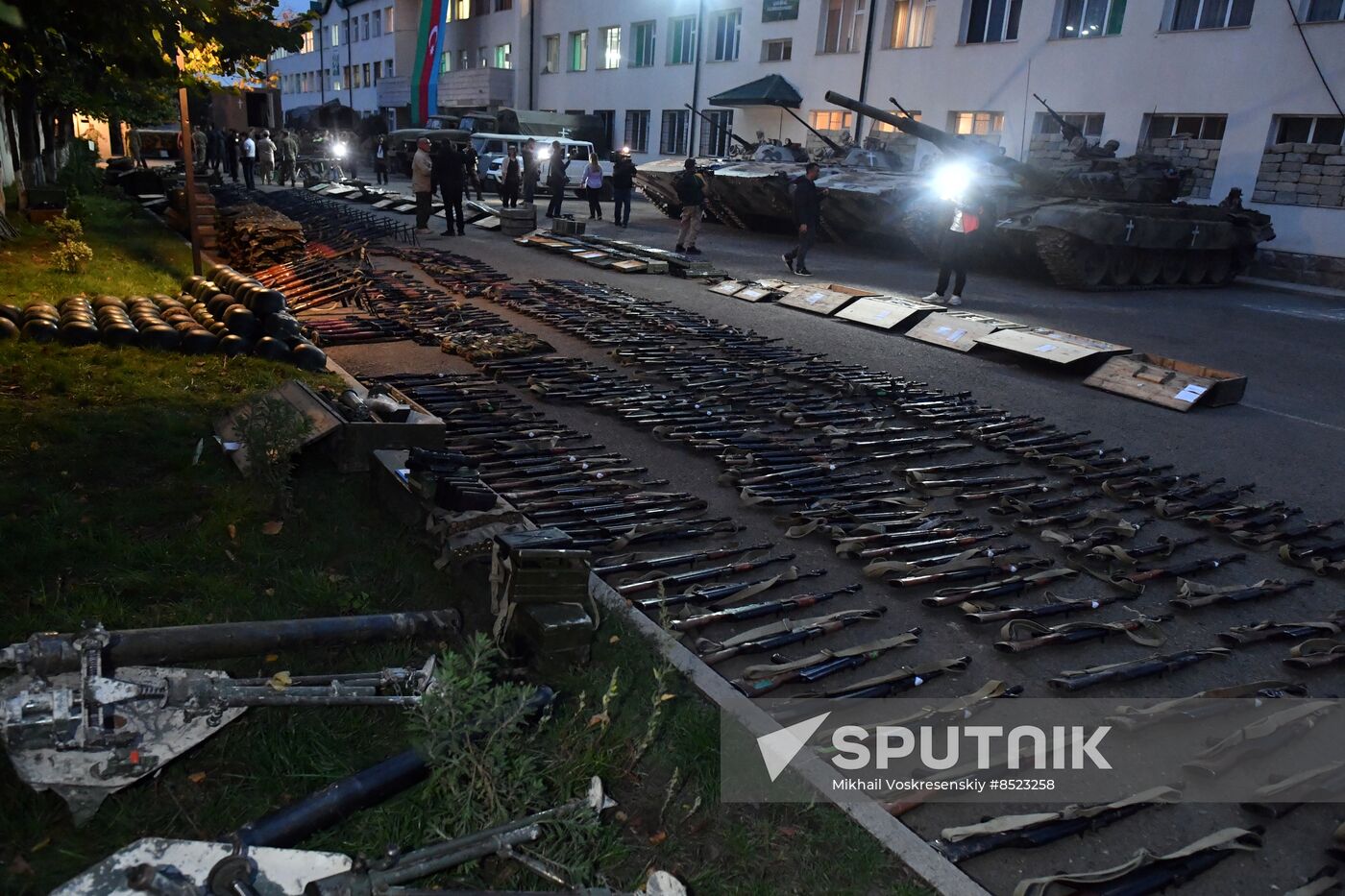 Azerbaijan Armenia Tensions Seized Weapons